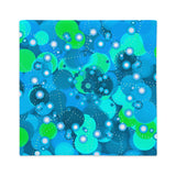 premium-kissenbezug "blue bubbles" 55 x 55 cm