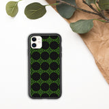 biologisch abbaubare handyhülle mit grünem muster iphone 11