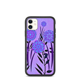 biologisch abbaubare handyhülle "blumenwiese lila" iphone 11