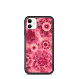 biologisch abbaubare handyhülle "rosy flower" iphone 11