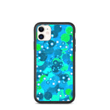 biologisch abbaubare handyhülle "blue bubbles" iphone 11