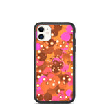 biologisch abbaubare handyhülle "orange bubbles" iphone 11