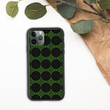 biologisch abbaubare handyhülle mit grünem muster iphone 11 pro