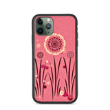 biologisch abbaubare handyhülle "blumenwiese pink" iphone 11 pro