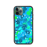 biologisch abbaubare handyhülle "blue bubbles" iphone 11 pro