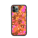 biologisch abbaubare handyhülle "orange bubbles" iphone 11 pro
