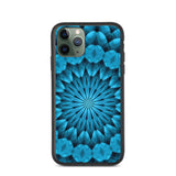 biologisch abbaubare handyhülle "blue rosette i" iphone 11 pro