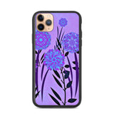 biologisch abbaubare handyhülle "blumenwiese lila" iphone 11 pro max