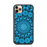 biologisch abbaubare handyhülle "blue rosette i" iphone 11 pro max