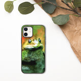 biologisch abbaubare handyhülle mit frosch-design iphone 12