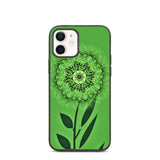 biologisch abbaubare handyhülle "blumenwiese grün" iphone 12