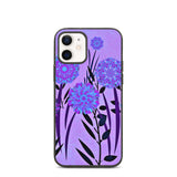 biologisch abbaubare handyhülle "blumenwiese lila" iphone 12