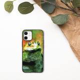 biologisch abbaubare handyhülle mit frosch-design iphone 12 mini