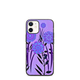 biologisch abbaubare handyhülle "blumenwiese lila" iphone 12 mini