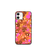 biologisch abbaubare handyhülle "orange bubbles" iphone 12 mini