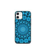 biologisch abbaubare handyhülle "blue rosette i" iphone 12 mini