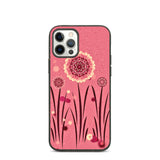 biologisch abbaubare handyhülle "blumenwiese pink" iphone 12 pro