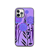 biologisch abbaubare handyhülle "blumenwiese lila" iphone 12 pro