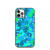 biologisch abbaubare handyhülle "blue bubbles" iphone 12 pro