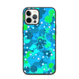 biologisch abbaubare handyhülle "blue bubbles" iphone 12 pro max