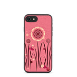 biologisch abbaubare handyhülle "blumenwiese pink" iphone 7/8/se