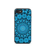 biologisch abbaubare handyhülle "blue rosette i" iphone 7/8/se