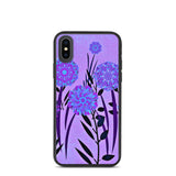 biologisch abbaubare handyhülle "blumenwiese lila" iphone x/xs