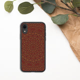 biologisch abbaubare handyhülle mit kaleidoskop-design iphone xr