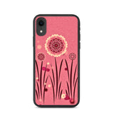 biologisch abbaubare handyhülle "blumenwiese pink" iphone xr