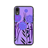 biologisch abbaubare handyhülle "blumenwiese lila" iphone xr