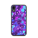 biologisch abbaubare handyhülle "purple bubbles" iphone xr