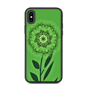 biologisch abbaubare handyhülle "blumenwiese grün" iphone xs max