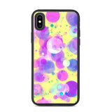 biologisch abbaubare handyhülle "more bubbles lila" iphone xs max