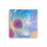 "candy-colored chaos" leinwand 12″×12″