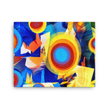 "burst of colours" leinwand 16″×20″