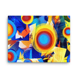 "burst of colours" leinwand 18″×24″