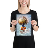 "steamboat-stella" poster 21×30 cm