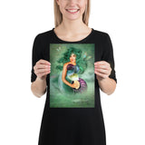 "mermaid meike" poster 21×30 cm