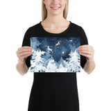 "winterland" poster 21×30 cm