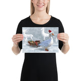"die weihnachtsgans" poster 21×30 cm