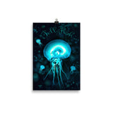 poster "jellyfish" 21×30 cm