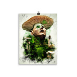 "toxic mushroom" poster 30×40 cm