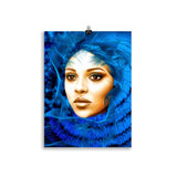 poster "die blaue kapuze" 30×40 cm