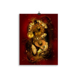 poster "golden bouquet" 30×40 cm