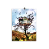poster "tree house" 30×40 cm