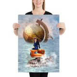 "steamboat-stella" poster 50×70 cm