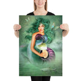 "mermaid meike" poster 50×70 cm