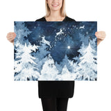 "winterland" poster 50×70 cm