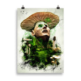 "toxic mushroom" poster 50×70 cm