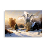 "Winter at the Swan Mill" Poster